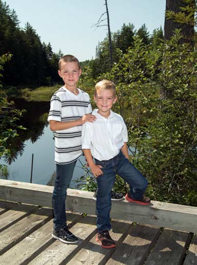 Jackson and Cooper Weir, Jay and Christie's sons